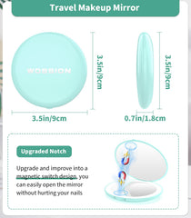 Miroir portable 3-5 pouces de WOBSION, idéal en déplacement.