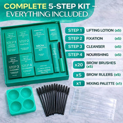 Kit WONDER FAMILY – nettoyant doux préparant les sourcils.