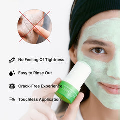 WONDER FAMILY Masque thé vert bâton pratique en voyage