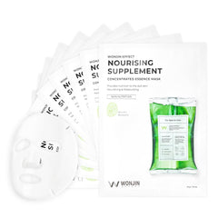 Wonjin Effect masque nourrissant — boite: hydratation durable pour la peau.