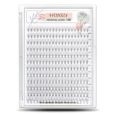 WONSIS cils-individuels 240pcs 10D 10-14mm pour un look naturel et léger.