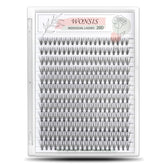 WONSIS extensions cils 20D 240pcs 0-07mm C curl, application rapide et naturelle.