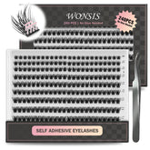 Faux cils WONSIS auto-adhésifs, 240 pièces, pose rapide sans colle.