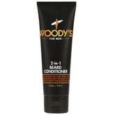 Woodys 2-en-1 pour barbe : bouteille prête à hydrater et conditionner.