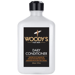 Woody's conditionneur cheveux homme bouteille – hydratation quotidienne pour cheveux plus sains