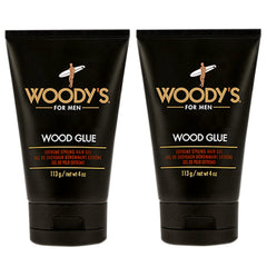 Woody's Extreme Hold hair gel bottle delivers gravity-defying control for bold styles.