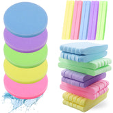 Éponges faciales WORFACE ensemble 120 pièces pour nettoyage quotidien en douceur.