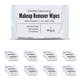 World Amenities lingettes démaquillage sans alcool dans emballage individuel, pratique pour le voyage.