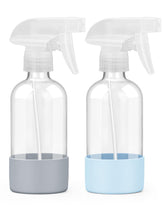 Worldgsb bouteille spray en verre 8 oz bleu, visibilité du niveau pour un dosage précis