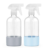 Worldgsb bouteilles en verre avec gaine silicone bleue pour une prise en main sûre.