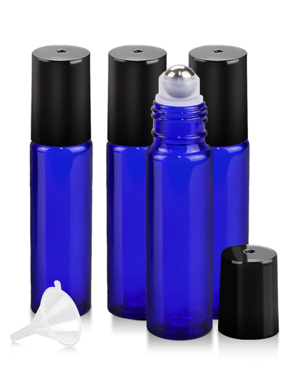 Worldgsb bouteille roller 10ml bleu en verre, protection UV