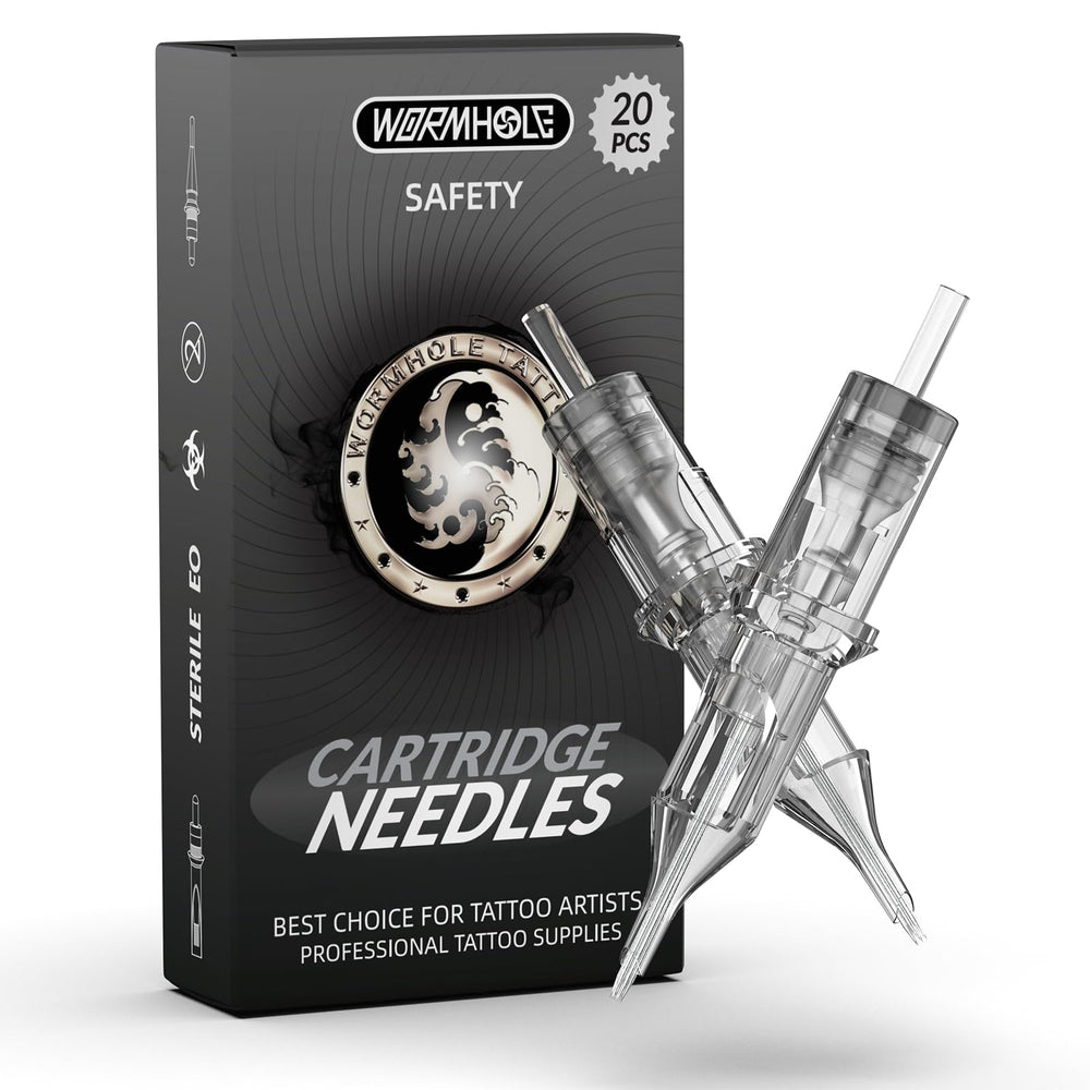 Aiguille cartouche Wormhole 7RL, 20 pièces, prête à l'emploi et fiable.