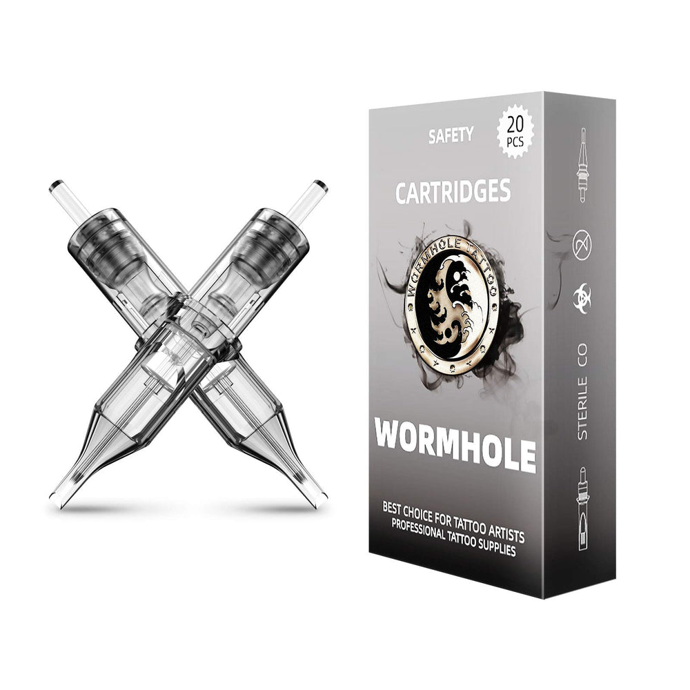 Cartouches Wormhole Tattoo 3RL avec emballage individuel pour une utilisation propre.
