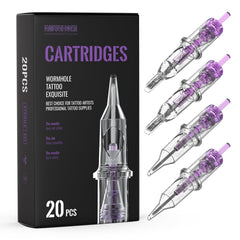 Aiguilles Wormhole Tattoo 20 pièces mélangées pour lignes et ombrages.