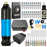 Wormhole Tattoo Kit bleu ergonomique pour une prise en main confortable