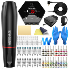 Stylo Wormhole Tattoo avec interface RCA, utilisation fluide et silencieuse.