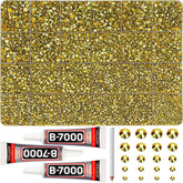 Worthofbest paillettes or résine 2mm pour personnaliser vêtements avec brillance