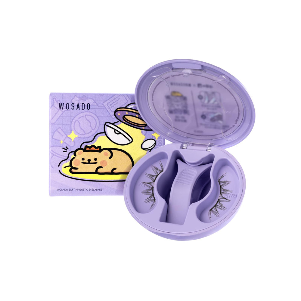 Cils magnétiques BearisBug avec applicateur pour une pose rapide et précise.