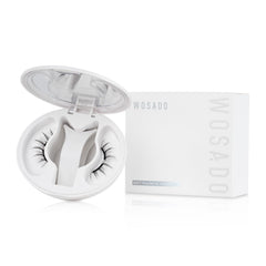 Cils magnétiques WOSADO N°14 Frost Black avec applicateur inclus pour une pose rapide.