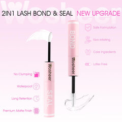 WOSHEER bond-spirale: applicateur blanc pour un traçage uniforme des cils.