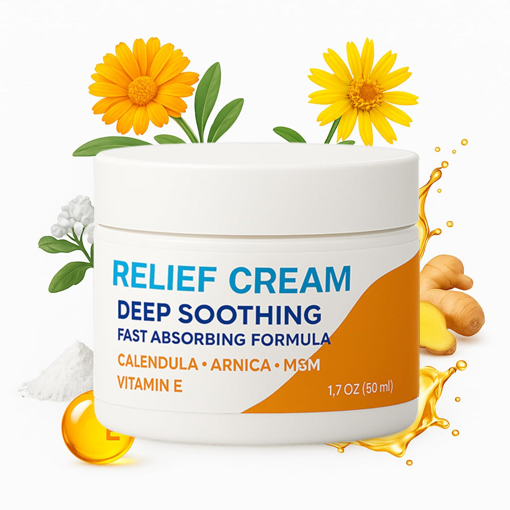 Crème WOVOEO relief tunnel carpien en bouteille, absorption rapide et non grasse.