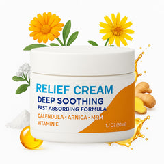 Crème WOVOEO relief tunnel carpien en bouteille, absorption rapide et non grasse.