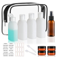 Wowang ensemble bouteilles voyage pour organiser vos produits de toilette
