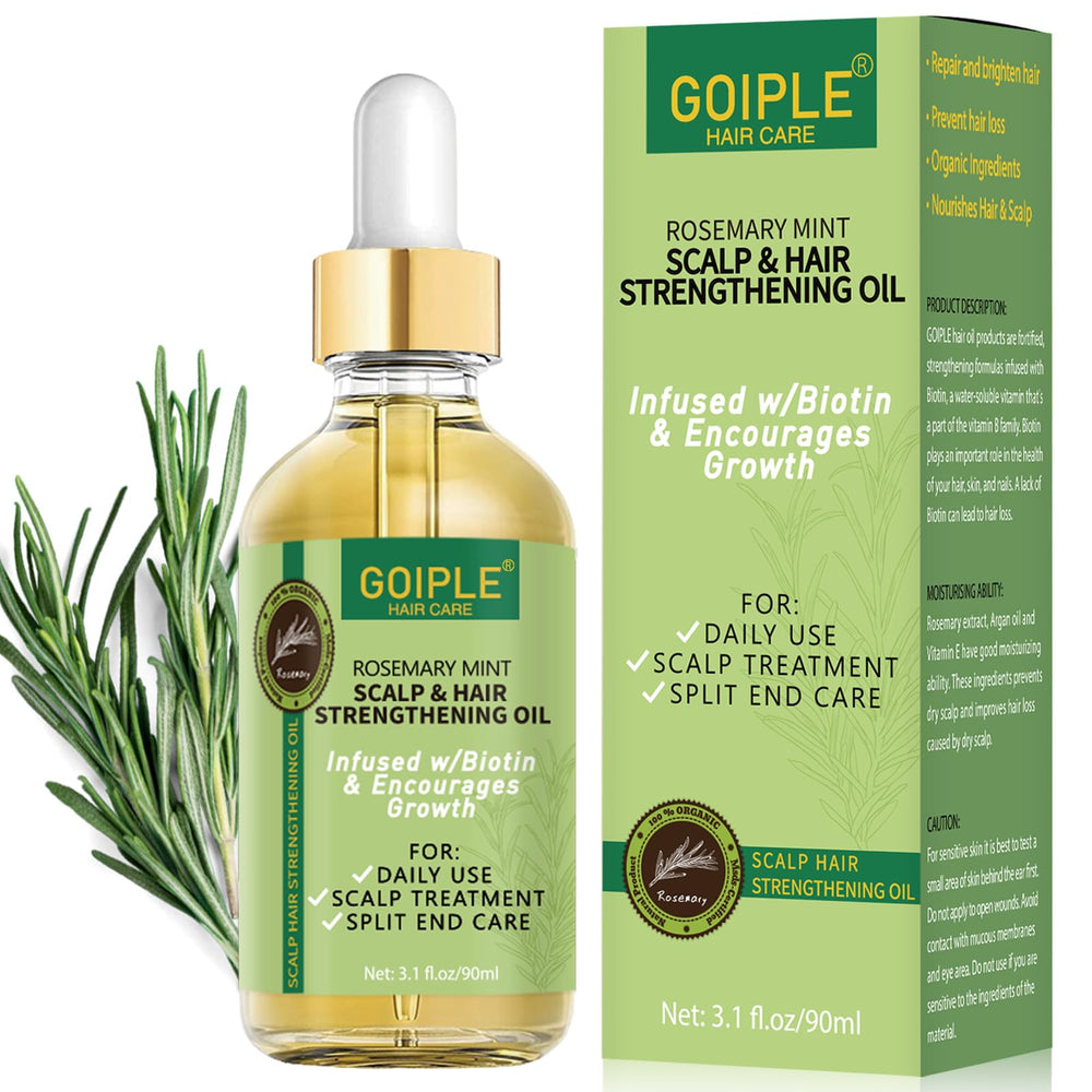 WOZUTUNT huile romarin: bouteille prête pour le soin capillaire quotidien.