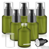 Bouteille Wresty 60 ml avec pompe en verre, idéale pour lotion en voyage.