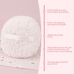 WSYUB puff capte poudre: absorption efficace et application précise.