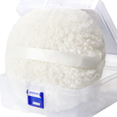 WSYUB puff poudre-corps extra-large 6 pouces: application rapide et uniforme.