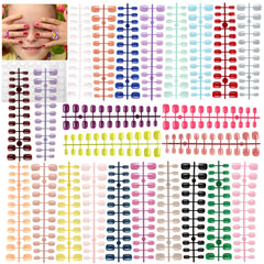 Ongles Wsimily pour enfants avec couleurs vives pour un nail art rapide et amusant.