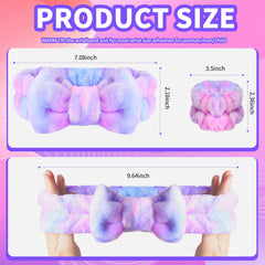 WSYUB bandeau visage doux en coton, toucher agréable et absorbant.