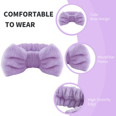 Bracelets-poignet microfibre violet WSYUB, douceur et absorption rapide