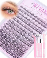 wtvane kit cils venus bandes invisibles 8-16mm pour un look naturel et léger.