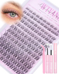 wtvane kit cils venus bandes invisibles 8-16mm pour un look naturel et léger.