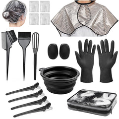Xarchy kit decoloration cheveux 19pcs avec brosse-coloration, idéal pour coloration maison