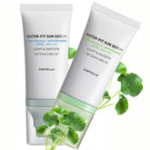 XBGEZK Centella – bouteille bleue, écran solaire hydratant léger pour tous types de peau.