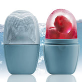 Rouleau glace visage bleu XHJRI, refroidissement doux et teint frais