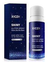 XICZH Spray Paillettes Cheveux, brillance scintillante et durable.