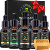 XIKEZAN huile barbe santal - flacon élégant pour hydrater et adoucir la barbe.