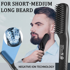 Xikezan lisseur barbe - securite extinction auto et anti-brulure