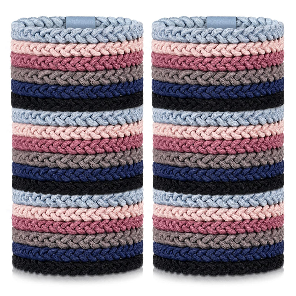 Xinnun, bandes-cheveux elastiques arc-en-ciel, parfaites pour des coiffures rapides et pratiques.