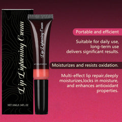 Application du baume XiuFa sur lèvres, avant/après