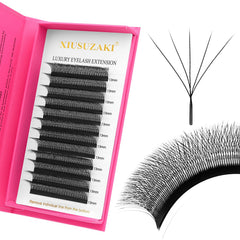 XIUSUZAKI extensions cils 5D W mix 8-15 mm, volume naturel, regard intensifié