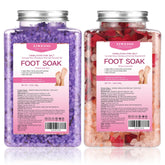 Xiweioo kit bain de pieds, emballage élégant pour spa à domicile.