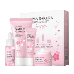 XJBD Sakura Nettoyant Hydratant en flacon pompe, démarrage en douceur de la routine.