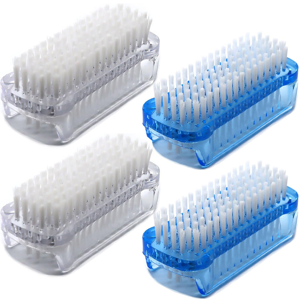 Brosse Xjinmin double face bleu, nettoyage en profondeur des mains et ongles.