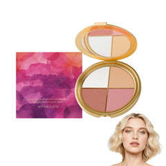 XLJQ Glow Wardrobe Palette compact case with versatile eye and cheek shades for everyday looks.