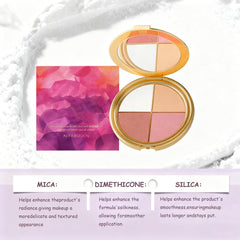 XLJQ Long-wearing formulas keep eyes and cheeks luminous throughout the day.